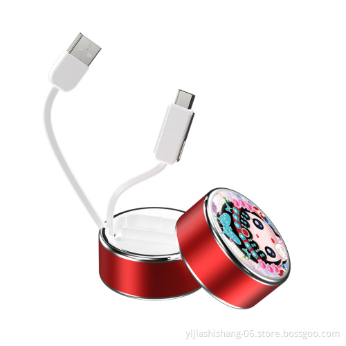 Yijiashishang 2020 New promotional gifts Customizable Fast Charging Retractable Usb Cable for Mobile